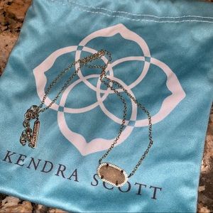 Kendra Scott Elisa Necklace Iridescent Drusy